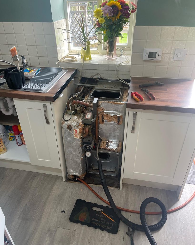 old-oil-boiler-removal-cheshire